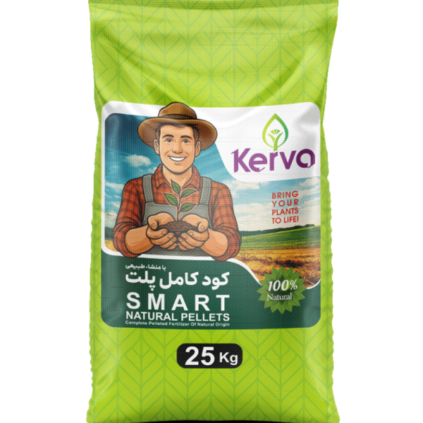 npk طبیعی آعشته به هیومیک اسید ۲۵ کیلویی (پلت مرغی)