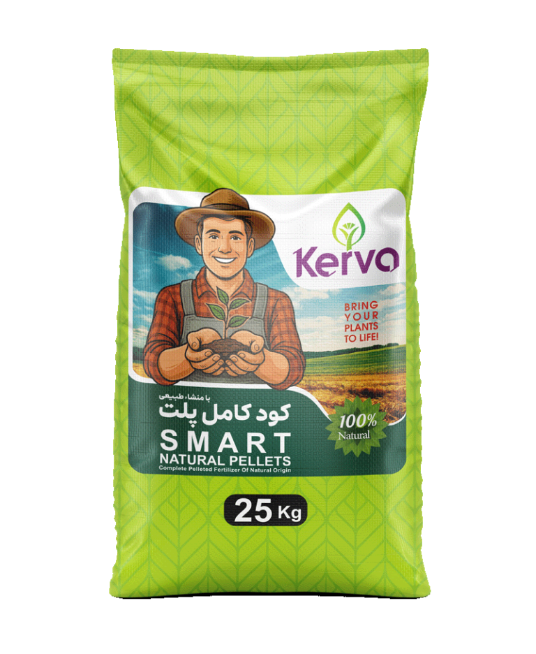 npk طبیعی آعشته به هیومیک اسید ۲۵ کیلویی (پلت مرغی)