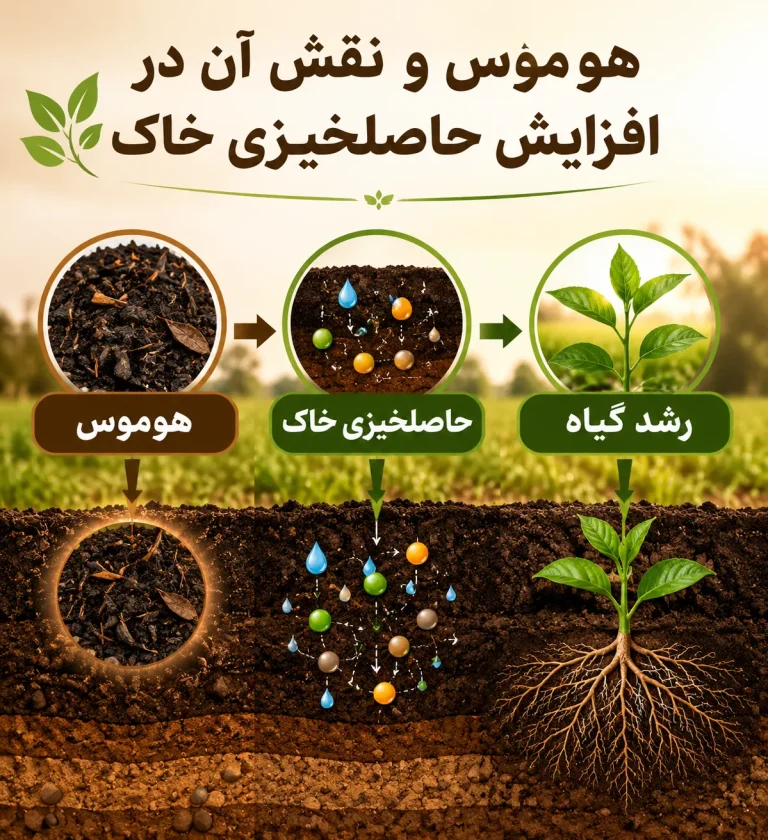 هوموس و نقش آن در افزایش حاصلخیزی خاک و بهره‌وری کشاورزی